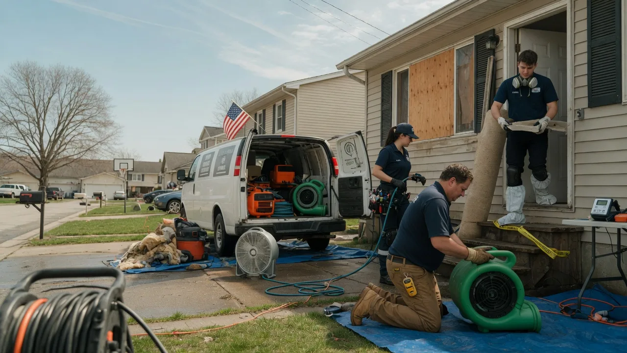 Water Damage Restoration in Pleasant Lake, MI near me